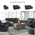 thumbnail image 5 of Signature Design by Ashley Draycoll Reclining Sofa in Slate, 5 of 11