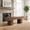 Brown, variant on Fnova 55.12 Inch Farmhouse Wooden Bench, Wood Indoor Bench, Multi-Functional Long Seating Bench for Entryway Hallway Bedroom Dining Room