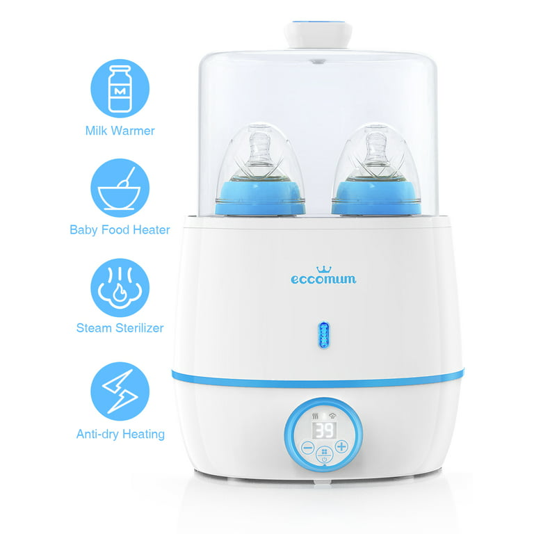 Eccomum Portable Water Warmer for Baby Formula 300ml Capacity Precise Temperature Control Built-in Battery Wireless Instant Water Warmer Electric