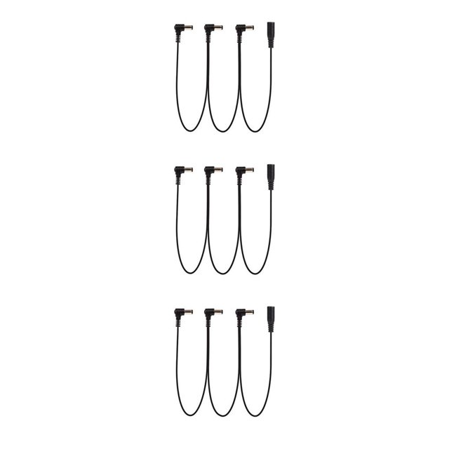 Soidarity Pedales de guitarra Conector en ángulo Cadena Cable de alimentación Pedales de efectos de guitarra Cable de alimentación Type1 NO1 Soidarity CBP108296