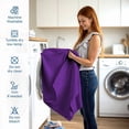 thumbnail image 6 of King Size Zippered Closure Fitted Sheet (76" x 80"), 1-Piece Bottom Sheet, 800 Thread Count 100% Egyptian Cotton, Fits Up to 15" Deep Mattress, Color Purple Solid, 6 of 6