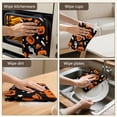 thumbnail image 5 of 4 Pcs Funny Kitchen Towels,Halloween Pumpkins with Music Notes Microfiber Dish Towels,Kitchen Tea Towels,Kitchen Towel Set (18" X 26"), 5 of 7