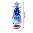 thumbnail image 3 of Little Christmas Tree Decorations,Artificial Christmas Tree for Material Pack,Holiday Decoration for Home Bedroom Indoor Displays Gift,7.87INCH, 3 of 7