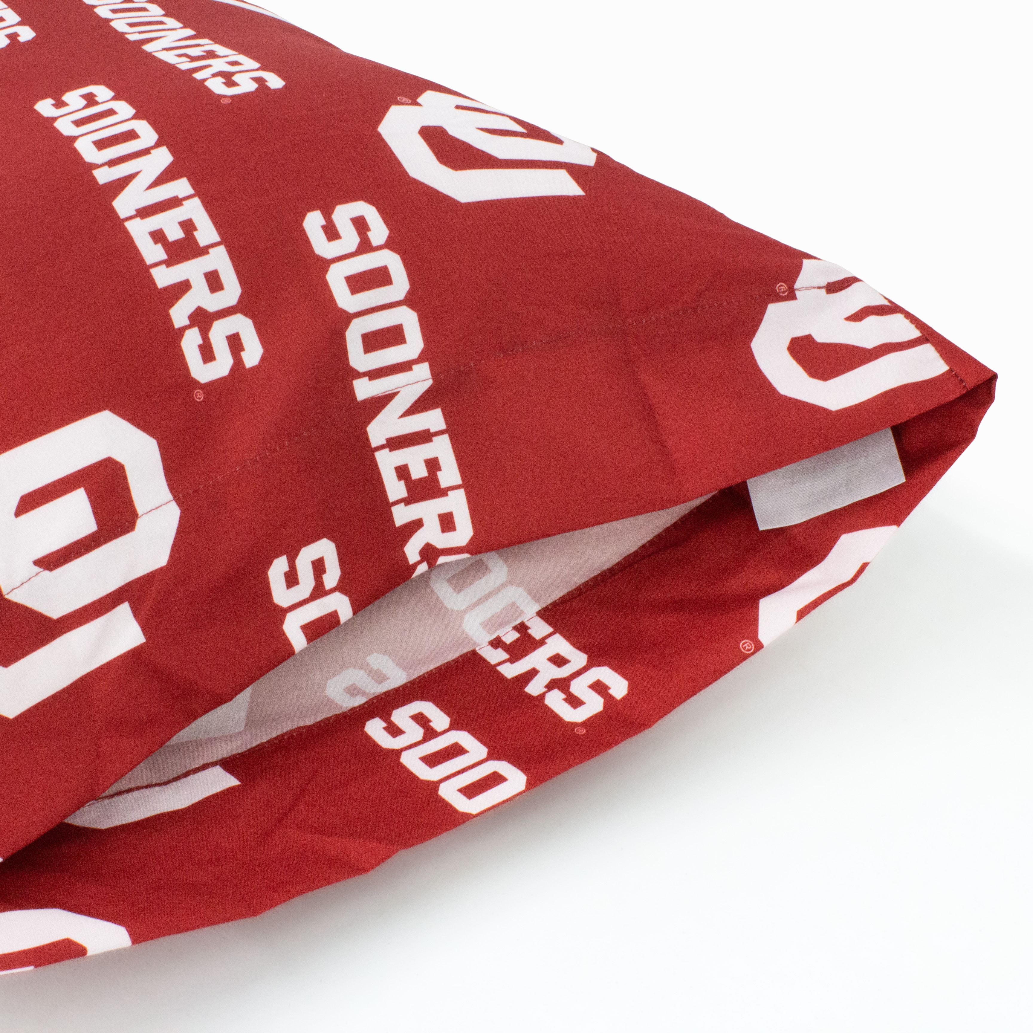 Oklahoma Sooners Pillowcase Pair, Standard, 20" x 30" (2 Standard Pillowcases)