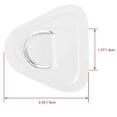 thumbnail image 3 of 4pc Stainless Steel Kayak D Ring Buckle Stand-Up Paddleboard Canoe Rafting Accessories for PVC Inflatable Boat Raft Dinghy Kayak, 3 of 5
