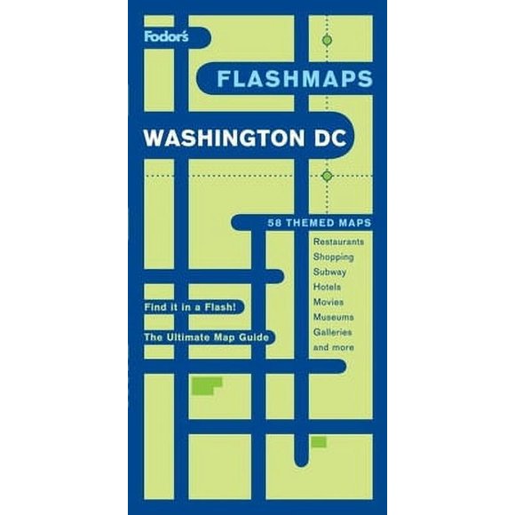 Pre-Owned Fodor's Flashmaps Washington, D.C., 7th Edition (Paperback) 1400016312 9781400016310