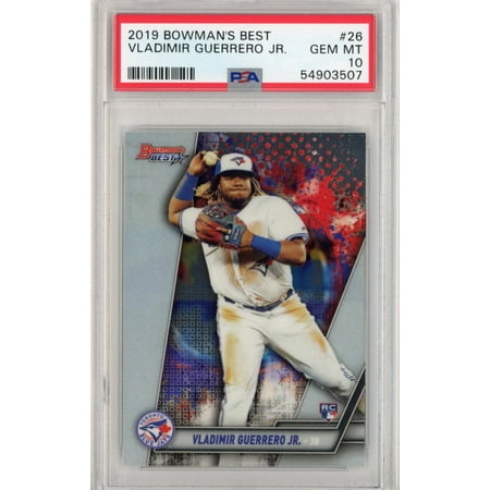 

Graded 2019 Bowman s Best Vladimir Vlad Guerrero Jr. #26 Rookie RC Baseball Card PSA 10 Gem Mint
