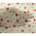 thumbnail image 4 of oneOone Viscose Chiffon Fabric Leaves & Apple Fruit Sewing Fabric BTY 42 Inch Wide, 4 of 4