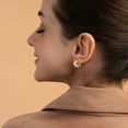 thumbnail image 2 of Lancharmed Gold Plated Women's Earrings,Polished Frosted Star Earring 40Th Birthday Gifts Women, 2 of 7