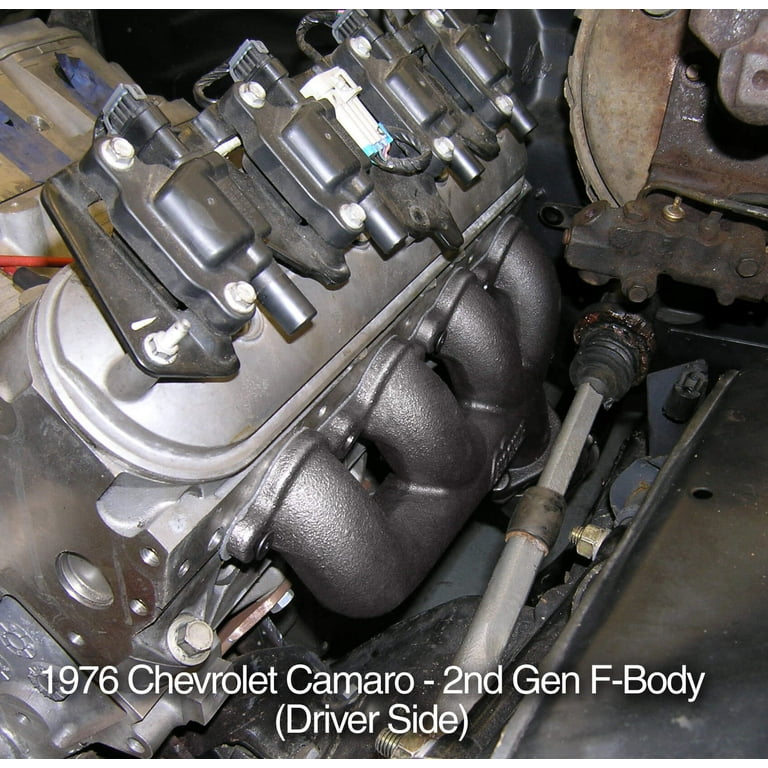Hooker Exhaust Manifold GM LS Cast Iron Silver 8501-1HKR Hooker Exhaust Manifold GM LS Cast Iron Silver 8501-1HKR
