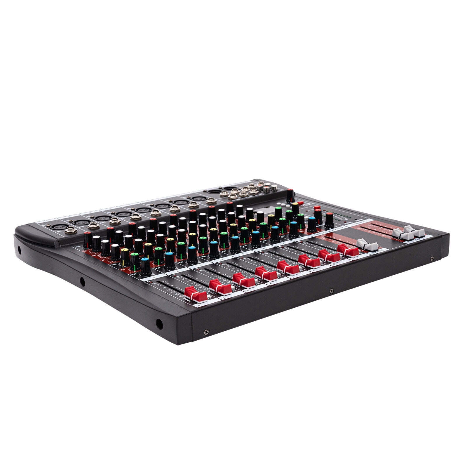 8 Channel Black Bluetooth Studio Audio Mixer Live Sound Mixing Console for home KTV, campus language