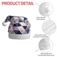 thumbnail image 6 of Cauagu Plaid Flamingo for Adult Christmas Hat,1-Pack Xmas Holiday Hat Santa Hat for Women & Men Festive Headwear Accessories Fit for Christmas/New Year/Party, 6 of 6