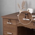 thumbnail image 4 of Computer Bedroom Desk Table Minimalist Modern Work Executive Drawers Wooden Office Desk Storage Mesa Ordenador House Furniture My Lux Decor Round, 4 of 29