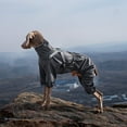 thumbnail image 6 of 4-Leg Dog Raincoat with Shoulder Strap, Adjustable Reflective Waterproof Jumpsuit for Small Medium Dogs, Full Body Rain Jacket for Wet Weather, Black, 6 of 6