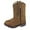 Brown Distress, variant on SMOKY MOUNTAIN BOOTS Kids' Unisex Hopalong Western Boots, Color: Brown Distress, Size: 5