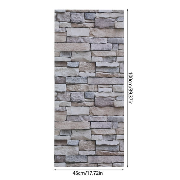 Brick Pattern Wallpaper, Self-Adhesive Wall Sticker, Wallpaper 3D Wallpaper, for Living Room Kitchen