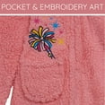 thumbnail image 5 of Sesame Street Abby Cadabby Cozy Sherpa Zip Up Cosplay Costume Coverall Newborn to Toddler, 5 of 5