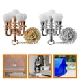 thumbnail image 4 of 2pcs Mini Ceiling Lamps Mini House Ceiling Lamp Prop Miniature Ceiling Lamp Simulation Lamp, 4 of 4