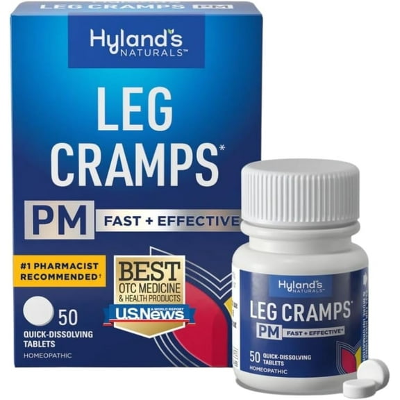 Hylands Leg Cramps PM With Quinine Tablets, 50 Ea, 3 Pack