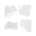 HSIA Sexy Lace High Cut Panties Breathable Mesh Briefs Underwear 3 Pack