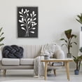 thumbnail image 2 of Stupell Industries Leaf Whispers on Black Gray Framed Floater Canvas Wall Art design by Andrea Haase, 31 x 21, 2 of 9
