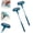 Blue, variant on Window Screen Cleaning Brush – 2-in-1 Mesh Screen Cleaner with Detachable Handle, Wet/Dry Dual-Use, Lightweight Reusable Tool for Home, Patio, Car Interior