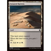 MtG Foundations Common Scoured Barrens (FOIL) #266