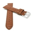 thumbnail image 3 of Bandini 12mm Womens Italian Leather Watch Band Strap - Tan - Alligator Pattern, 3 of 5