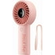 thumbnail image 1 of Handheld Portable Fan with Powerful Motor,LED Display,5000mAh Battery,5 Wind Speeds,Lanyard; Summer Essentials USB Rechargeable Hand held Fan for Travel,Beach,Makeup,Concerts-Pink, 1 of 5
