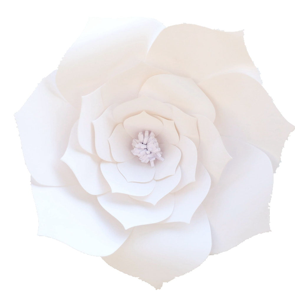 30 cm Paper Flowers Backdrop Large Rose DIY Wedding Party Handmade Home Decor 