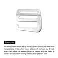 thumbnail image 4 of Unique Bargains 1.26' 32mm Webbing Release G Hook Buckle Adjusters for Backpack Strap, 8Pack Silver Tone, 4 of 5