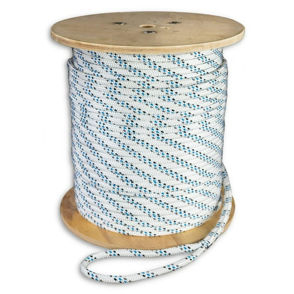 Premium Polyester Double Braid Cable Pulling Rope | Made in USA | Highest Strength| 3/8 inch x 1200 feet