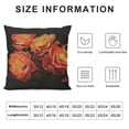 thumbnail image 5 of Wolf Throw Pillow Covers Watercolor Jungle Wild Animal Pillow Cases for Kids Teens Adults Vintage Red Rose Romantic Love Cushion Covers for Bedroom Party Couch, 5 of 5