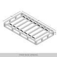 thumbnail image 5 of Castle Place 5" Twin Size Wooden Box Spring in Black Linen, 5 of 6