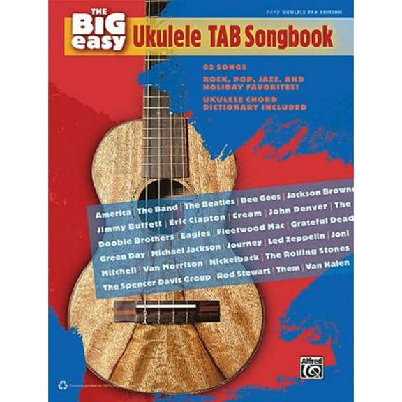 Pre-Owned The Big Easy Ukulele Tab Songbook: The Big Easy Songbook Series (Paperback 9780739076958) by Alfred Music
