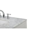 thumbnail image 6 of Elegant Decor Franklin 72" Aluminum MDF Double Bathroom Vanity in White, 6 of 15