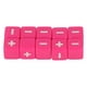 thumbnail image 3 of Juego de dados con signo más menos de 20 piezas, dados de cálculo de operaciones matemáticas de 16mm para enseñanza infantil, color rosa, 3 of 12