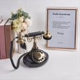 thumbnail image 4 of Libro de Visitas con Audio Teléfono de Boda Registro Telefónico Mensaje de Audio Personalizado Libro de Visitas Estilo Retro Clásico para Fiesta de Cumpleaños,Negro, 4 of 5