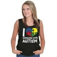 thumbnail image 4 of I Love Someone with Autism Puzzle Tank Top T Shirts Men Women Brisco Brands X, 4 of 6