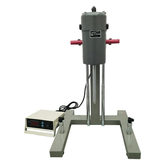 High Speed Grinding Disperser Lab Homogenizer Electric Stirrer Machine Manual Lifting Stirring Mixer 220V Digital Display