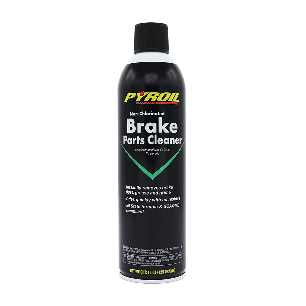 (2 pack) Pyroil Brake Parts Cleaner, Fast-Drying Non-Flammable for Cars, Trucks, Motorcycles, 15 oz