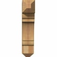 thumbnail image 4 of Ekena Millwork 6"W x 20"D x 28"H Olympic Craftsman Rough Sawn Bracket, Western Red Cedar, 4 of 13