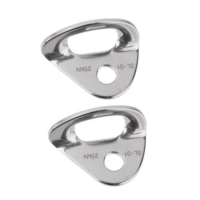 2 Piezas de Perchas Pernos para Senderismo Montañismo Escalada de Roca Actividad Accesorios Deportivo Placas de Suspensión de Punto Anclaje Macarena Perchas para pernos de escalada