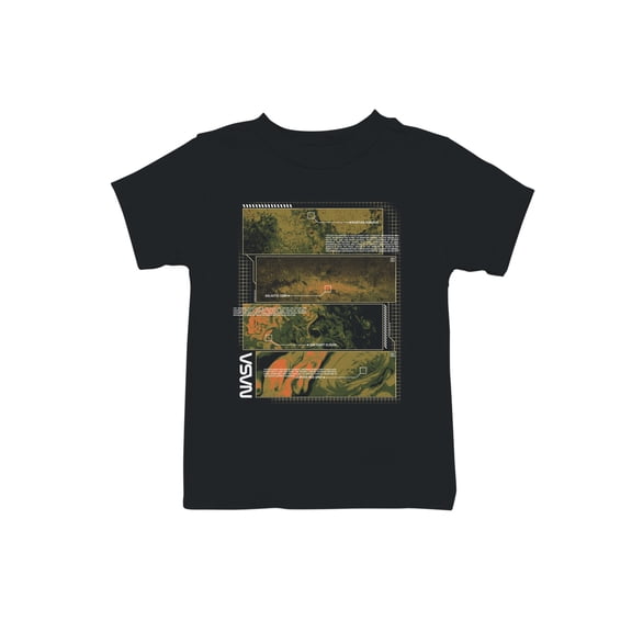 Officially Licensed Nasa Space Textures: Mars & Jupiter Youth's T-shirt