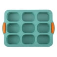 thumbnail image 1 of Non Stick Silicone Cake Mould 9 Cavity Oval Pan For Baking Bread Loaves And Pastries In Kitchen Product Classification Optimized Platform Competitor Title, 1 of 4