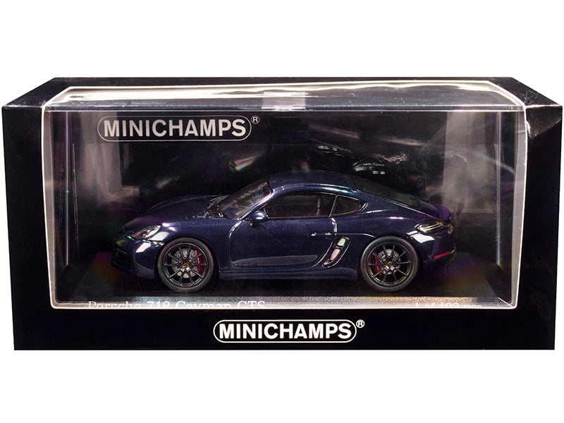 Porsche 718 Cayman Gts 4 0 9 Dark Blue Metallic Limited Edition To 402 Pieces Worldwide 1 43 Diecast Model Car By Minichamps Walmart Com