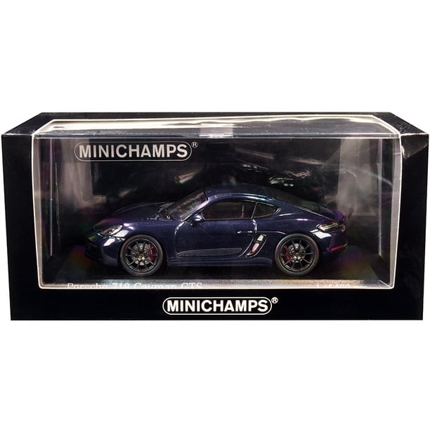 Porsche 718 Cayman Gts 4 0 9 Dark Blue Metallic Limited Edition To 402 Pieces Worldwide 1 43 Diecast Model Car By Minichamps Walmart Com
