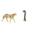 thumbnail image 1 of Figura de guepardo,Figura de guepardo dorado,adorno de escritorio moderno,Figura de escritorio,Figuritas africanas,artesanías,artículos de escritorio coleccionables,Estatua de dama, 1 of 8