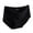 Black, variant on Luxsea Women Seamless Cool Silk Panties Summer Breathable Thin Briefs Underwear