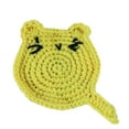 thumbnail image 1 of Boisson Absorbante au Crochet Cartoon Chat Protection Antidérapante Résistante à la Chaleur, 1 of 8
